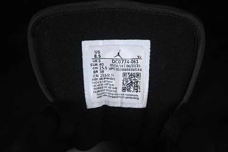 All categories Air Jordan Jordan series basketball shoes Air Jordan 1 Low Air Jordan 1 Low "Black And Red" AJ1 Joe 1 black and red low-top basketball shoes DC0774-061